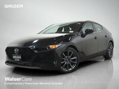 Jet Black Mica 2021 Mazda Mazda3 Preferred