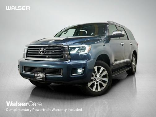 Shoreline Blue Pearl 2018 Toyota Sequoia Limited