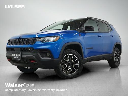 Hydro Blue Pearlcoat 2025 Jeep Compass Trailhawk