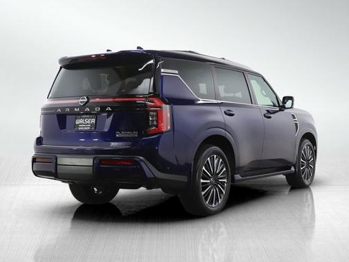 Deep Ocean Blue Pearl 2025 Nissan Armada Platinum Reserve