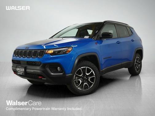 Hydro Blue Pearlcoat 2025 Jeep Compass Trailhawk