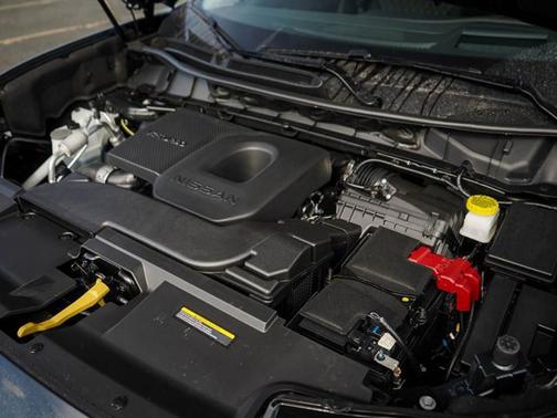 Aurora Blue/Super Black 2026 Nissan Murano Platinum