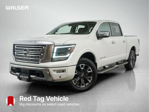 Pearl White Metallic 2023 Nissan Titan Platinum Reserve