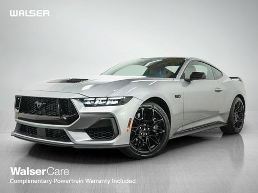 Iconic Silver Metallic 2024 Ford Mustang GT Premium