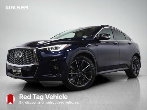Hermosa Blue 2025 INFINITI QX55 SENSORY