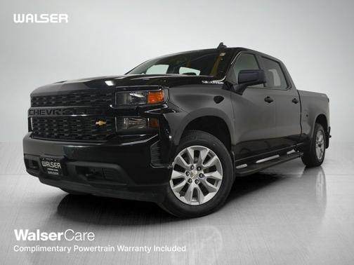 Black 2021 Chevrolet Silverado 1500 Custom
