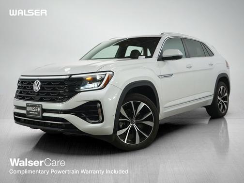 Pure White 2024 Volkswagen Atlas Cross Sport 2.0T SEL Premium R-Line