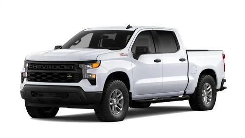 Summit White 2026 Chevrolet Silverado 1500 WT
