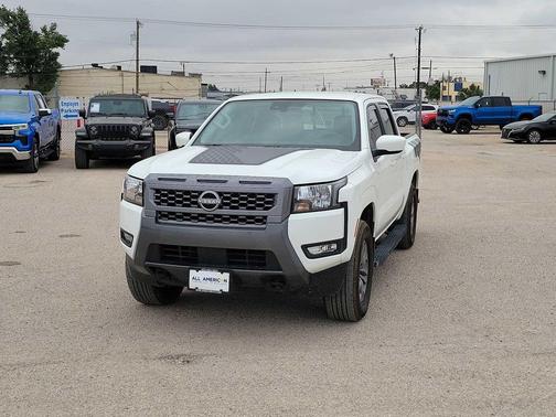 Glacier White 2025 Nissan Frontier SV