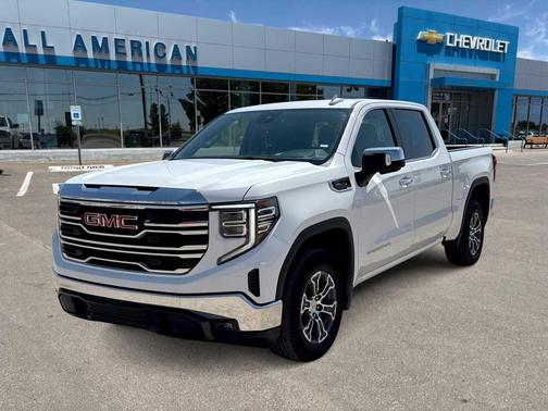 Summit White 2025 GMC Sierra 1500 SLT