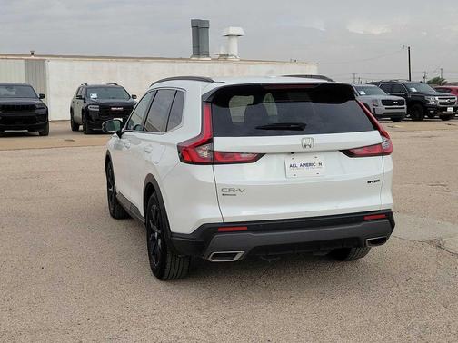 Platinum White Pearl 2025 Honda CR-V Hybrid Sport FWD