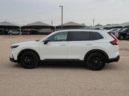 Platinum White Pearl 2025 Honda CR-V Hybrid Sport FWD