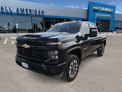 Black 2025 Chevrolet Silverado 2500 Custom