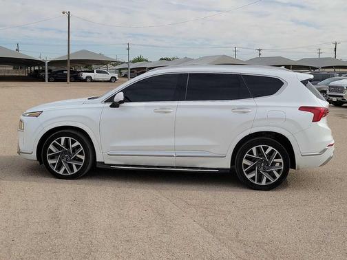 Quartz White 2022 Hyundai SANTA FE Calligraphy