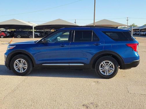 ATLAS BLUE METALLIC 2023 Ford Explorer XLT