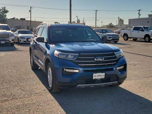 ATLAS BLUE METALLIC 2023 Ford Explorer XLT