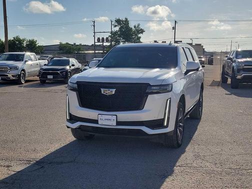 Crystal White Tricoat 2024 Cadillac Escalade Sport Platinum