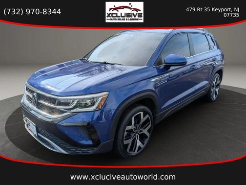 Blue 2022 Volkswagen Taos 1.5T SEL