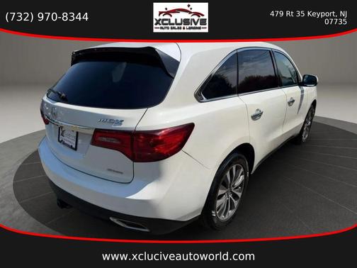 White Diamond Pearl 2016 Acura MDX 3.5L AcuraWatch Plus Package