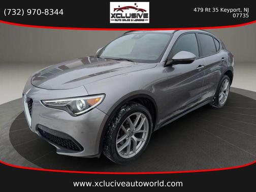 Stromboli Gray Metallic 2018 Alfa Romeo Stelvio Ti Sport
