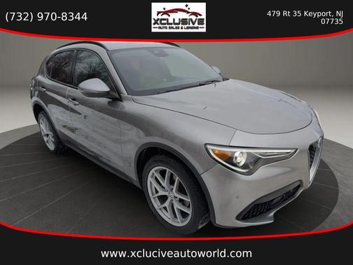 Stromboli Gray Metallic 2018 Alfa Romeo Stelvio Ti Sport