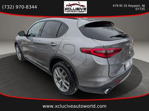 Stromboli Gray Metallic 2018 Alfa Romeo Stelvio Ti Sport