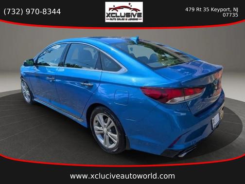 Electric Blue 2018 Hyundai SONATA Sport