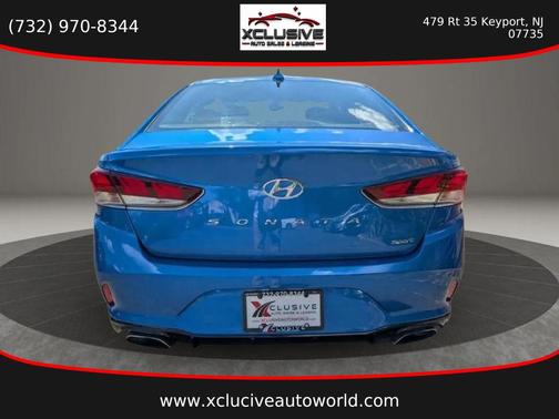 Electric Blue 2018 Hyundai SONATA Sport