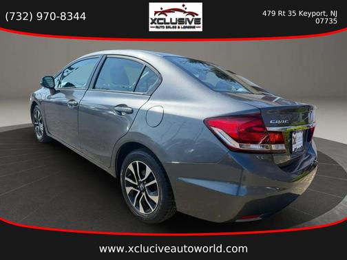 Gray 2013 Honda Civic EX