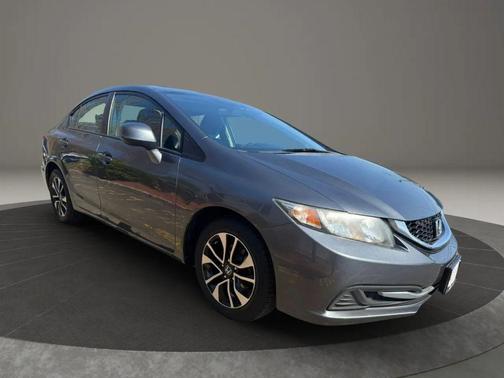 Gray 2013 Honda Civic EX