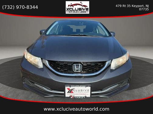 Gray 2013 Honda Civic EX