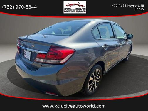 Gray 2013 Honda Civic EX