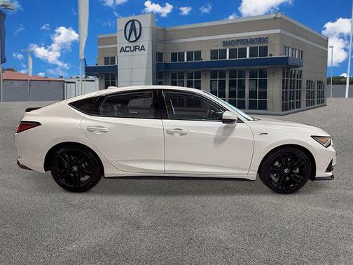 Platinum White Pearl 2026 Acura Integra FWD A-Spec