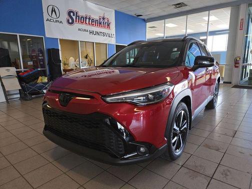 Barcelona Red Metallic/Jet Black 2023 Toyota Corolla Hybrid SE