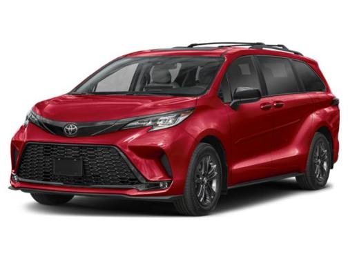 Ruby Flare Pearl 2025 Toyota Sienna XSE 7 Passenger