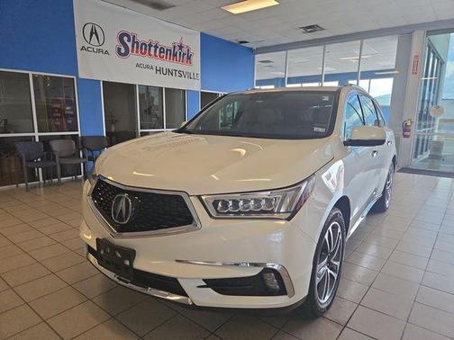 White Diamond Pearl 2018 Acura MDX 3.5L w/Advance Package