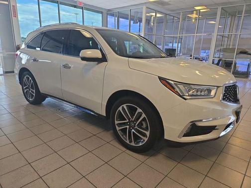 White Diamond Pearl 2018 Acura MDX 3.5L w/Advance Package