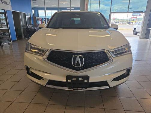 White Diamond Pearl 2018 Acura MDX 3.5L w/Advance Package