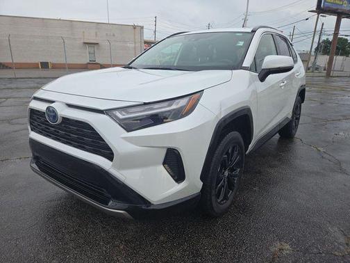 Wind Chill Pearl 2024 Toyota RAV4 Hybrid SE