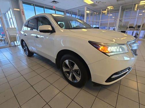 White Diamond Pearl 2016 Acura MDX 3.5L