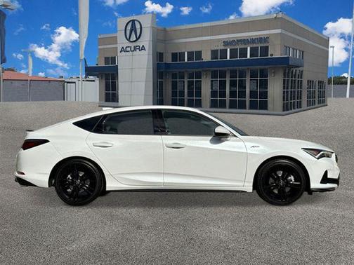Platinum White Pearl 2026 Acura Integra w/A-Spec Package