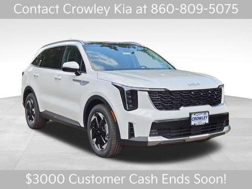 Snow White Pearl 2026 Kia Sorento Hybrid EX
