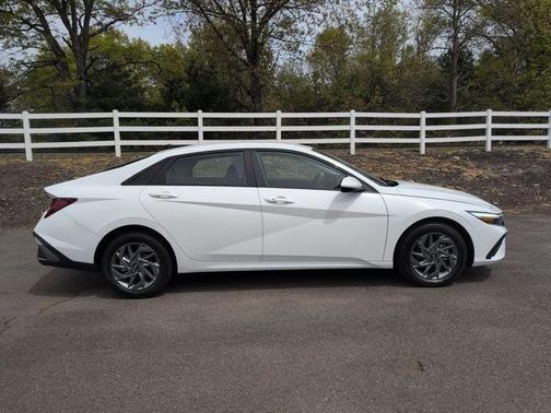 Serenity White 2025 Hyundai ELANTRA HEV Blue
