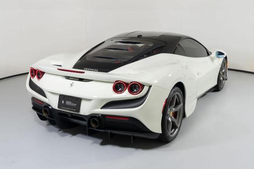 White 2020 Ferrari F8 Tributo Base