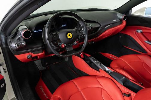 White 2020 Ferrari F8 Tributo Base