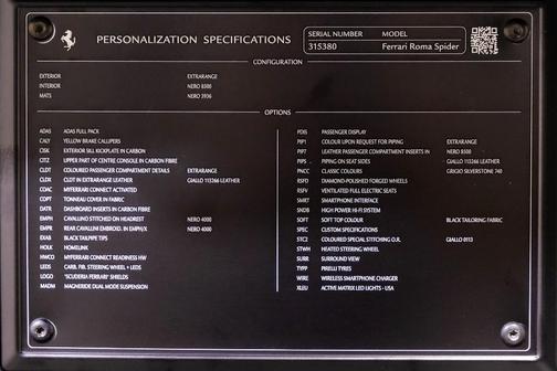 2025 Ferrari Roma Spider Base