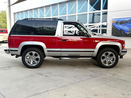 Red and Silver 1994 Chevrolet Blazer Base