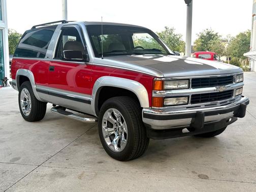 Red and Silver 1994 Chevrolet Blazer Base