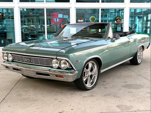 Teal 1966 Chevrolet Chevelle SS