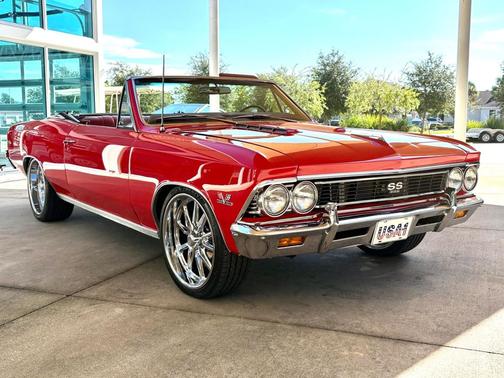 Red 1966 Chevrolet Chevelle SS